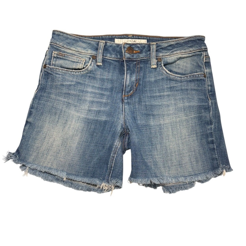 Joes Jeans Honey Ryder II Denim Shorts‎ Womens 4 26 Blue Frayed Raw Hem 37R25730